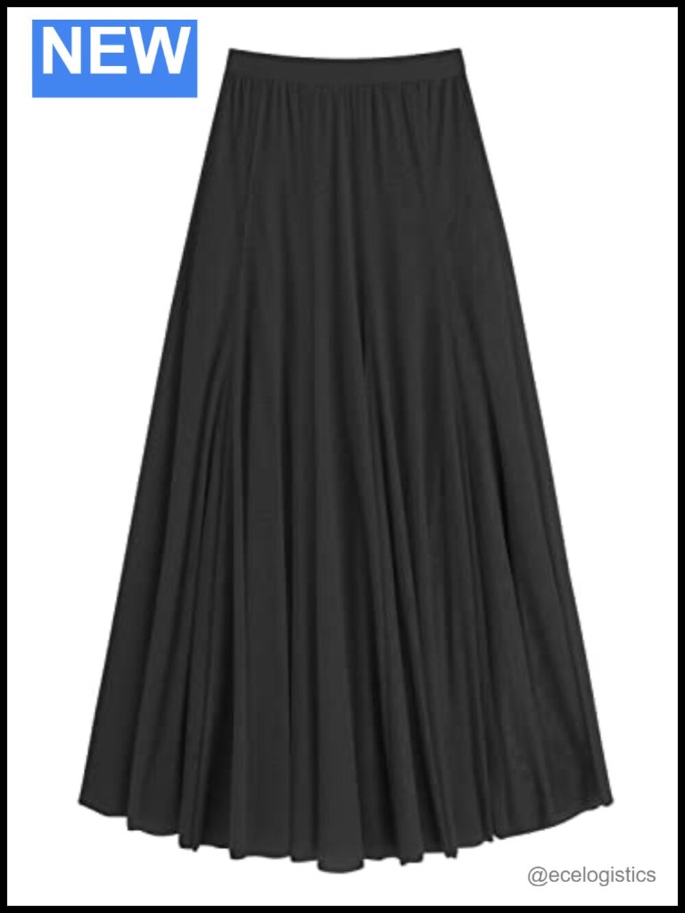 Women's High Waist Pleated Tulle Midi Skirt, Layered Flowy A-Line Skirt
